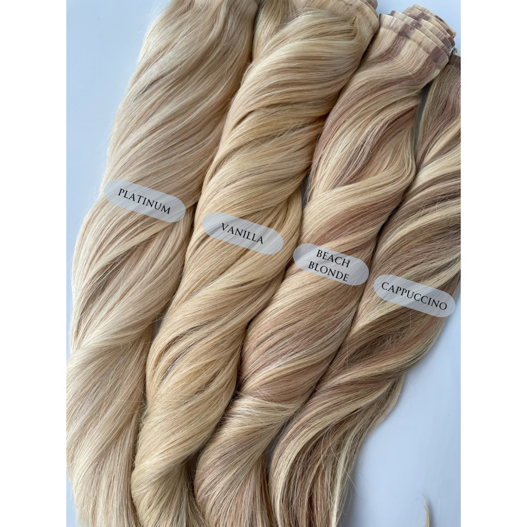 PLATINUM - Ultra Seamless Clip In Human Hair Extensions