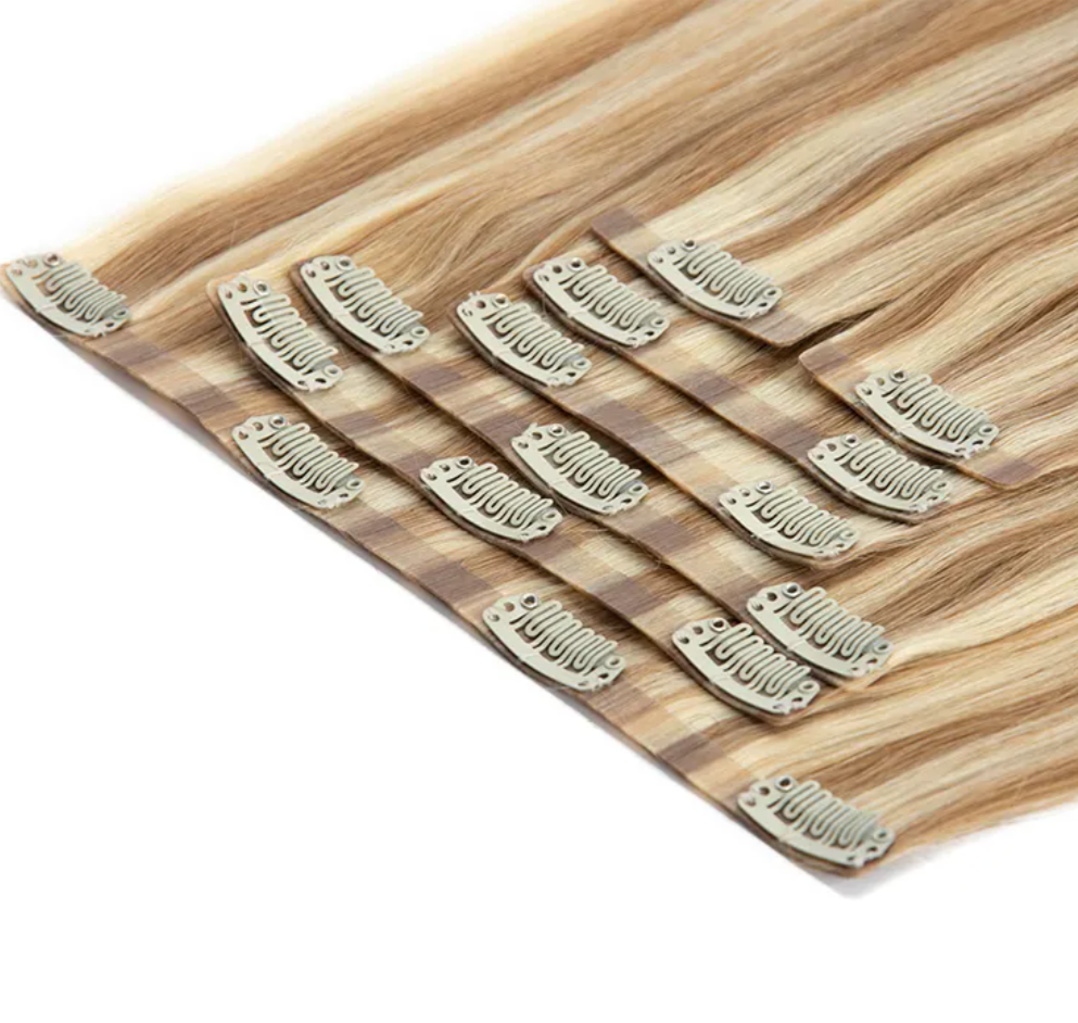 Seamless Clip Ins Sunset Blonde Highlights, hair extensions ireland, beauty works, cascata, easilocks, clip hair