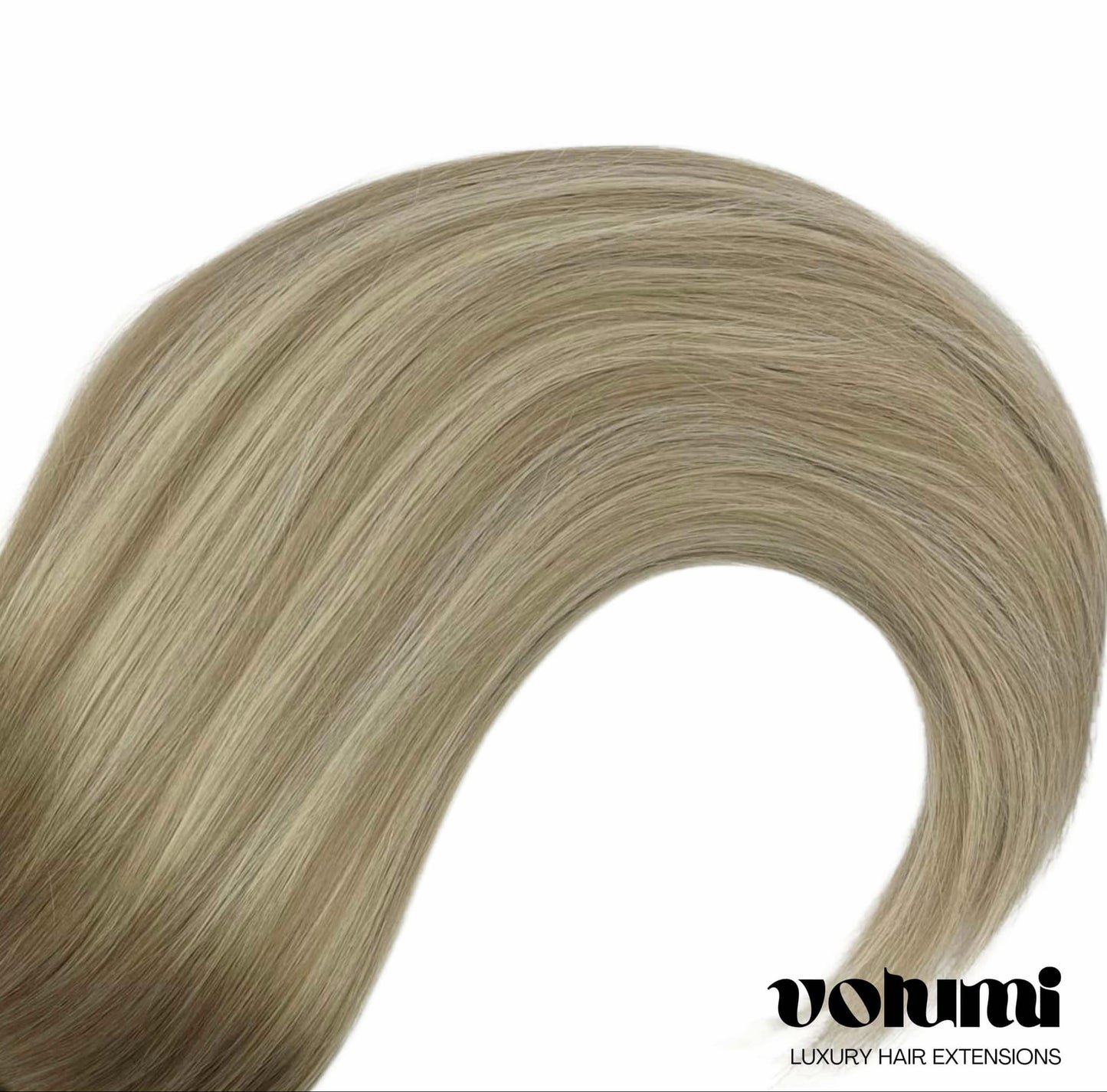 Volumi Seamless Clip in Hair Extensions, Oatmilk Blonde, Luxy hair, Clip hair, hair extensions ireland, easilocks, foxy locks