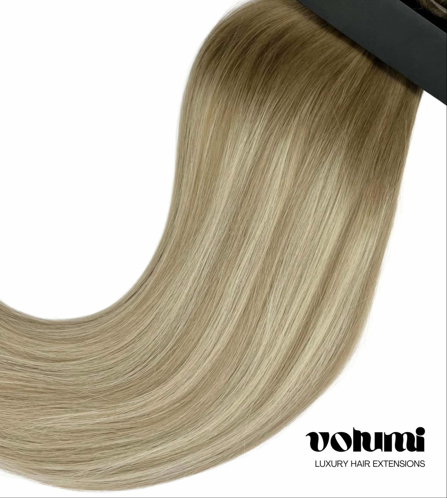 Volumi Seamless Clip in Hair Extensions Oatmilk Blonde, Luxy hair, CLip hair, hair extensions ireland, easilocks, foxy locks