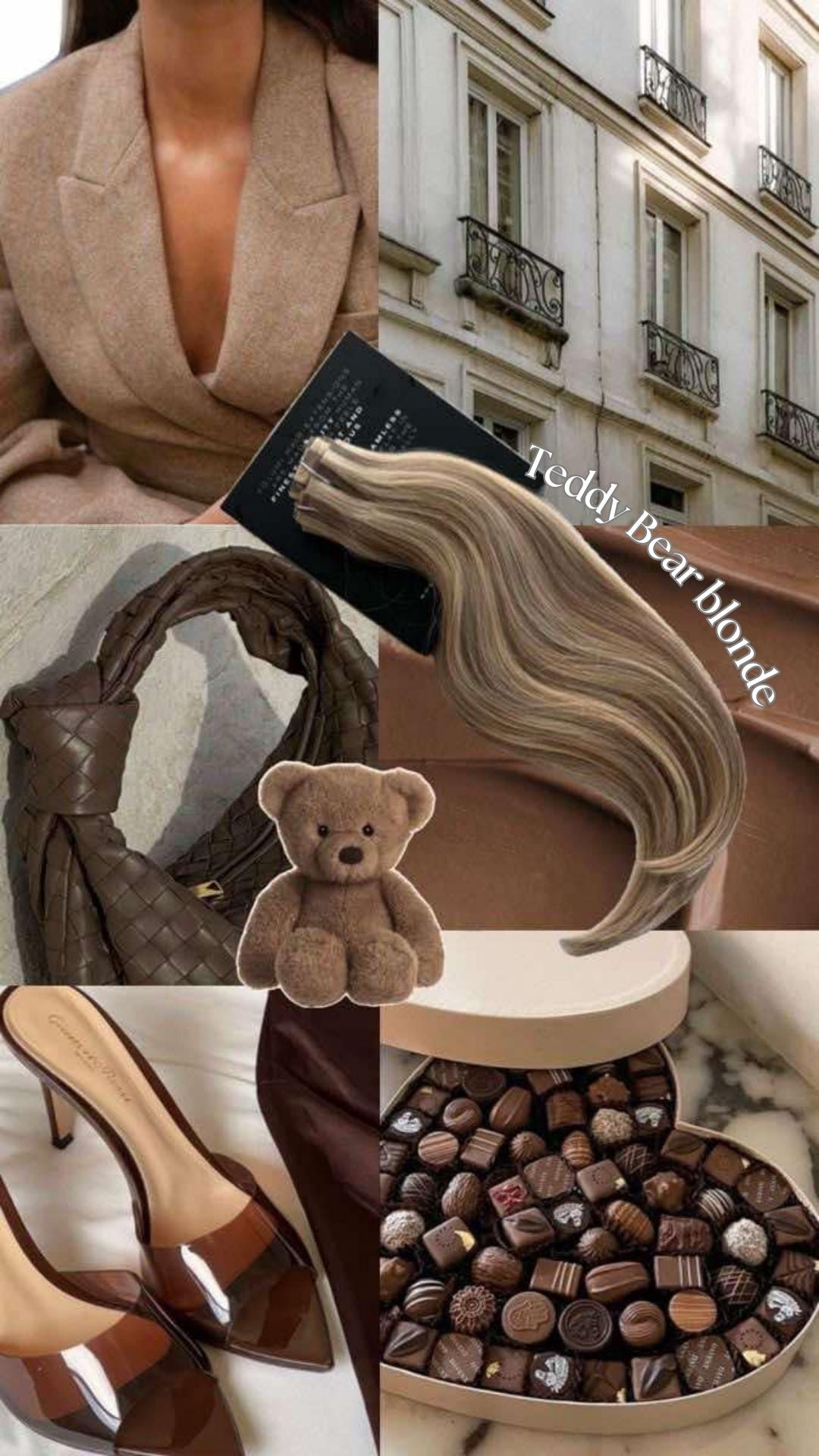 TEDDY BEAR BLONDE - Ultra Seamless Clip In Human Hair Extensions
