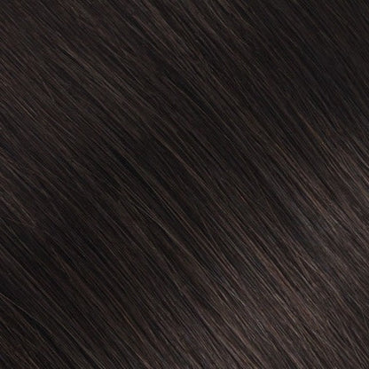 Dark Brown seamless clip-in human hair extensions 18” 20” 180g 200g 22” Dublin Ireland clip ins