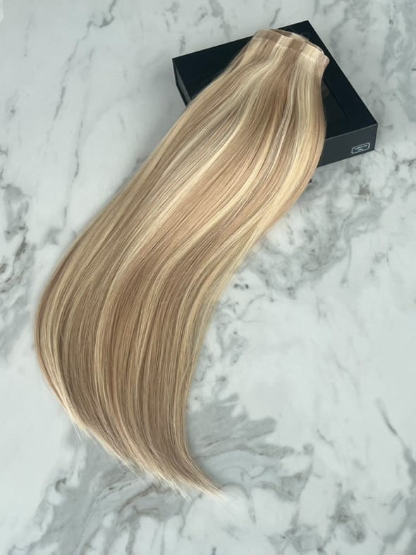 CAPPUCCINO - Ultra Seamless Clip In Human Hair Extensions