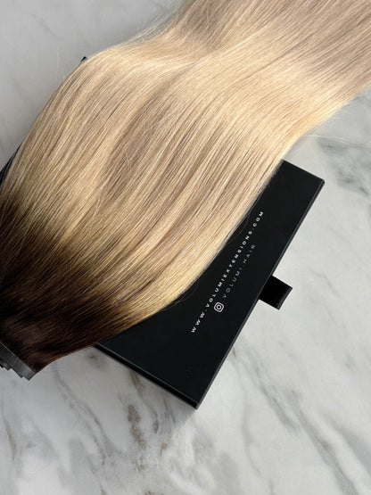 [New] PURE BLONDE (ROOTED) - Ultra Seamless Clip-Ins