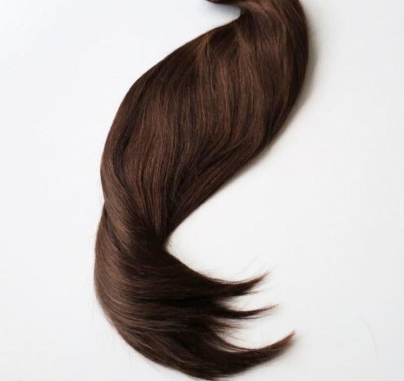 CHOCOLATE - Ultra Seamless Clip In Human Hair Extensions