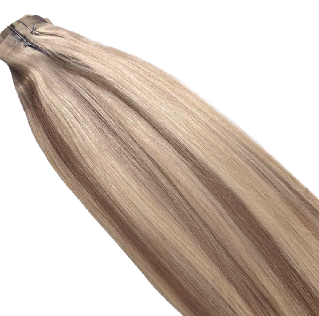 Human hair clip-in hair extensions blonde, beach blonde, shop dublin ireland