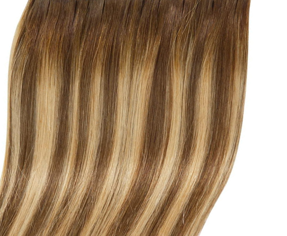 bronde balayage clip-in hair extensions human hair ireland